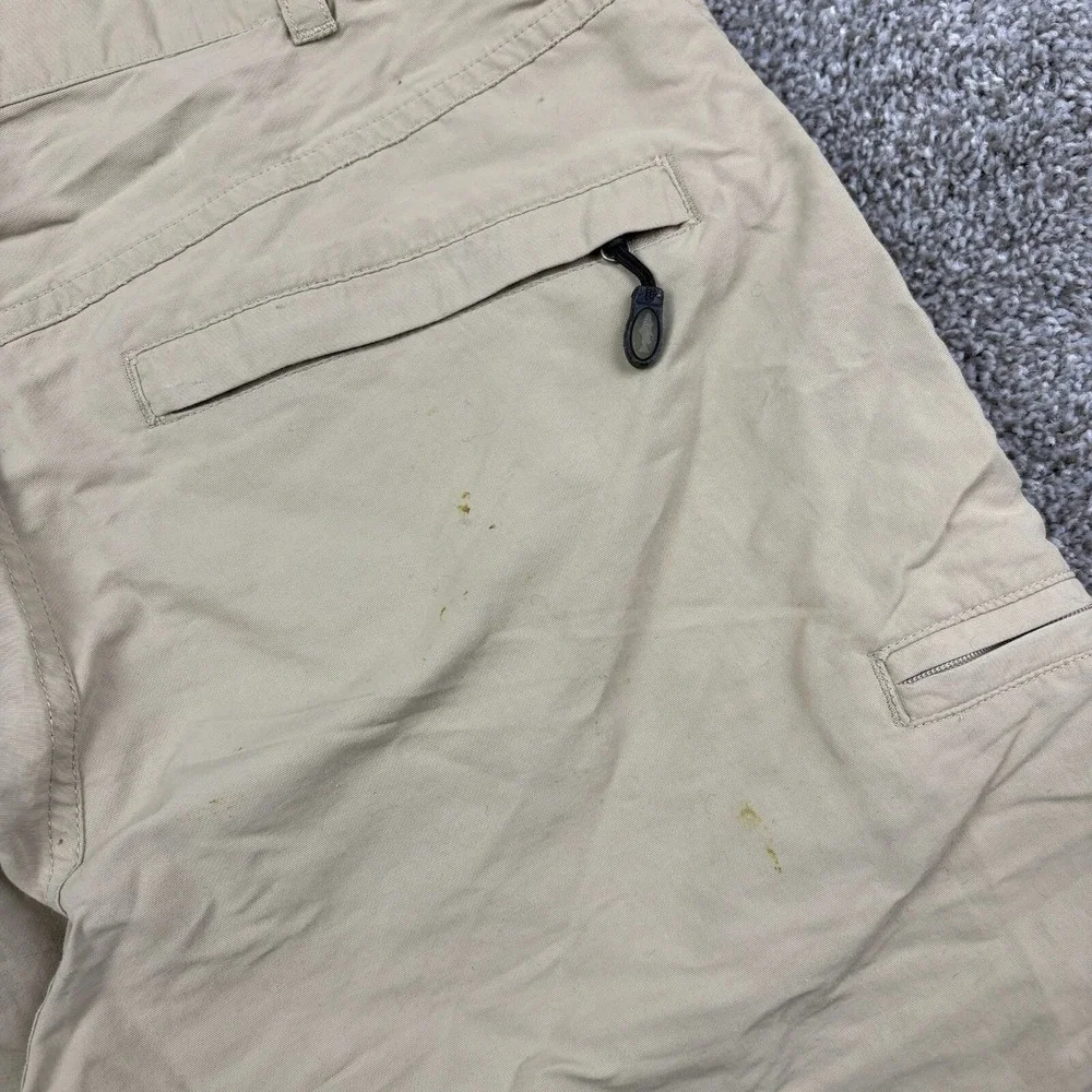 Patagonia Guidewater Shorts Mens Medium Beige Nylon Lightweight Zipped Pocket